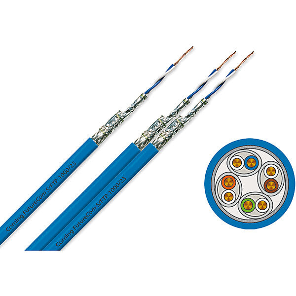 Corning S/FTP 1000/23 4P LSOH-3 FutureCom Kabel CCXEDBI0047C001L-Dca